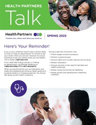Emisión de primavera de Health Partners Talk