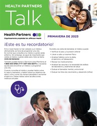 Health Partners Talk Primavera de 2023